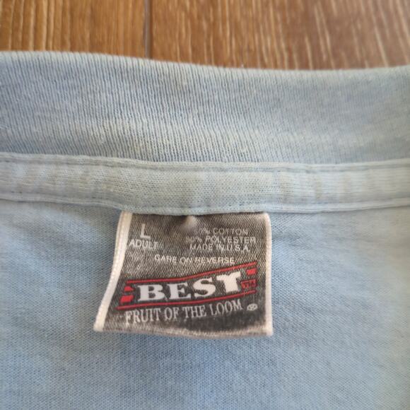 VTG USS Bainbridge Adult Large Shirt Missile Destroyer Navy Single Stitch 90s - Picture 3 of 7